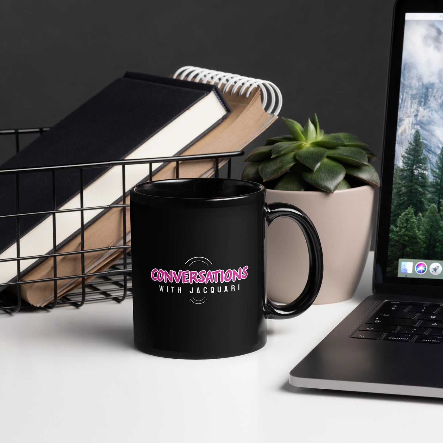 Conversations with Jacquari Mug (Black)